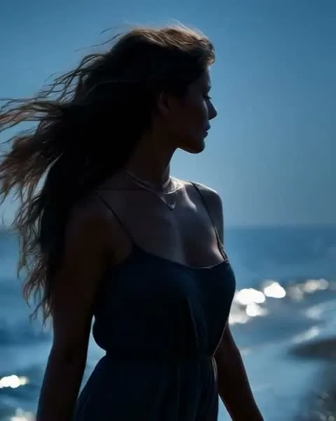 Nouvelle, figure sulla spiaggia